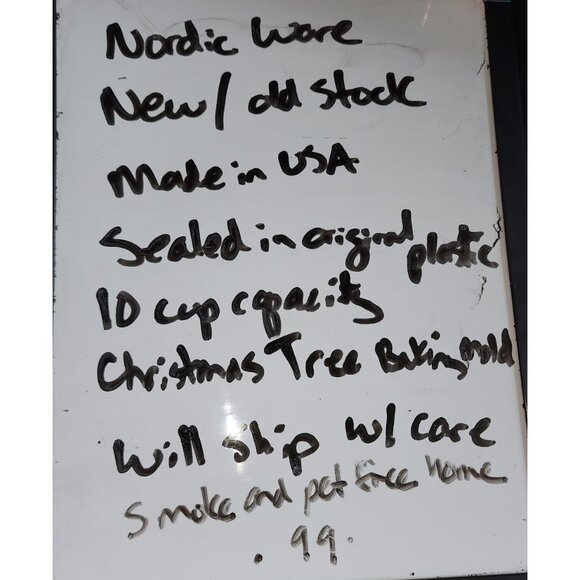 Nordic Ware Christmas Tree Nostalgic Baking Mold New Old Stock Sealed - Picture 8 of 8